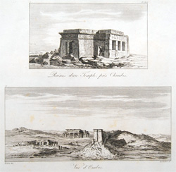 Ruines d'un Temple pres Chnubis, Vue d'Ombos